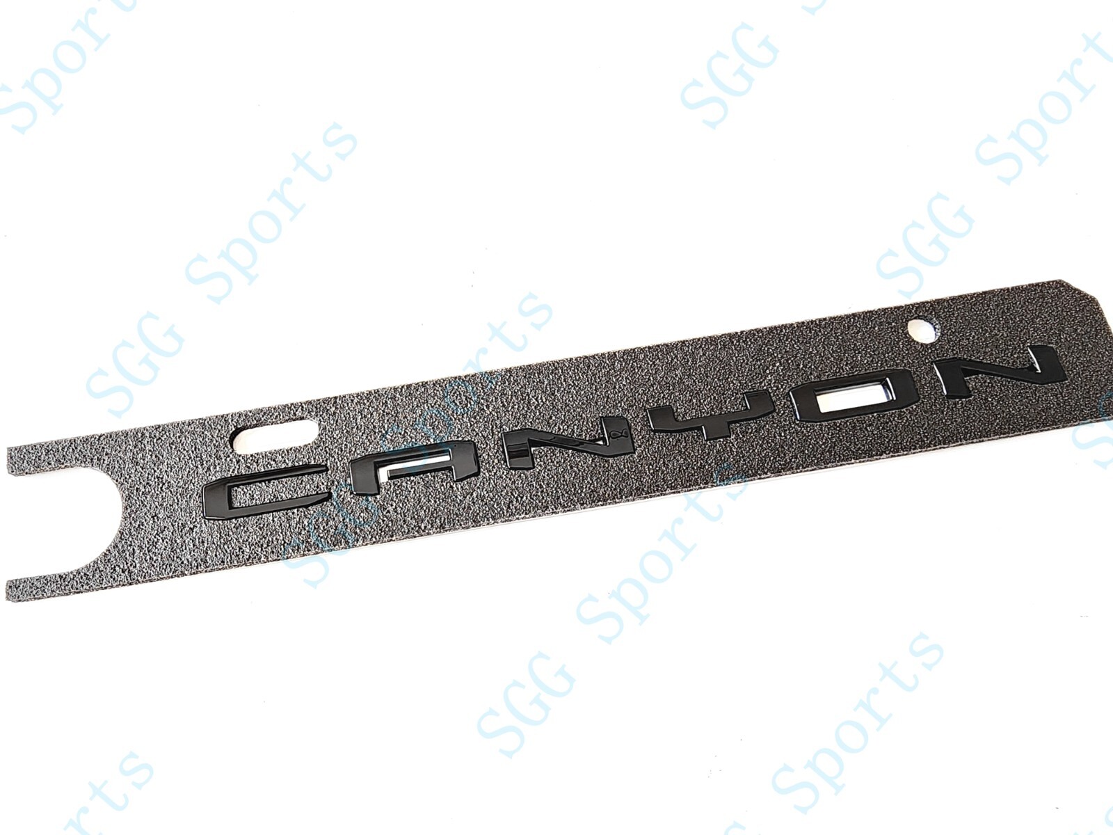 1PC Gloss Black Rear Tailgate Canyon Letter Emblem Fit 2023+ Canyon DENALI