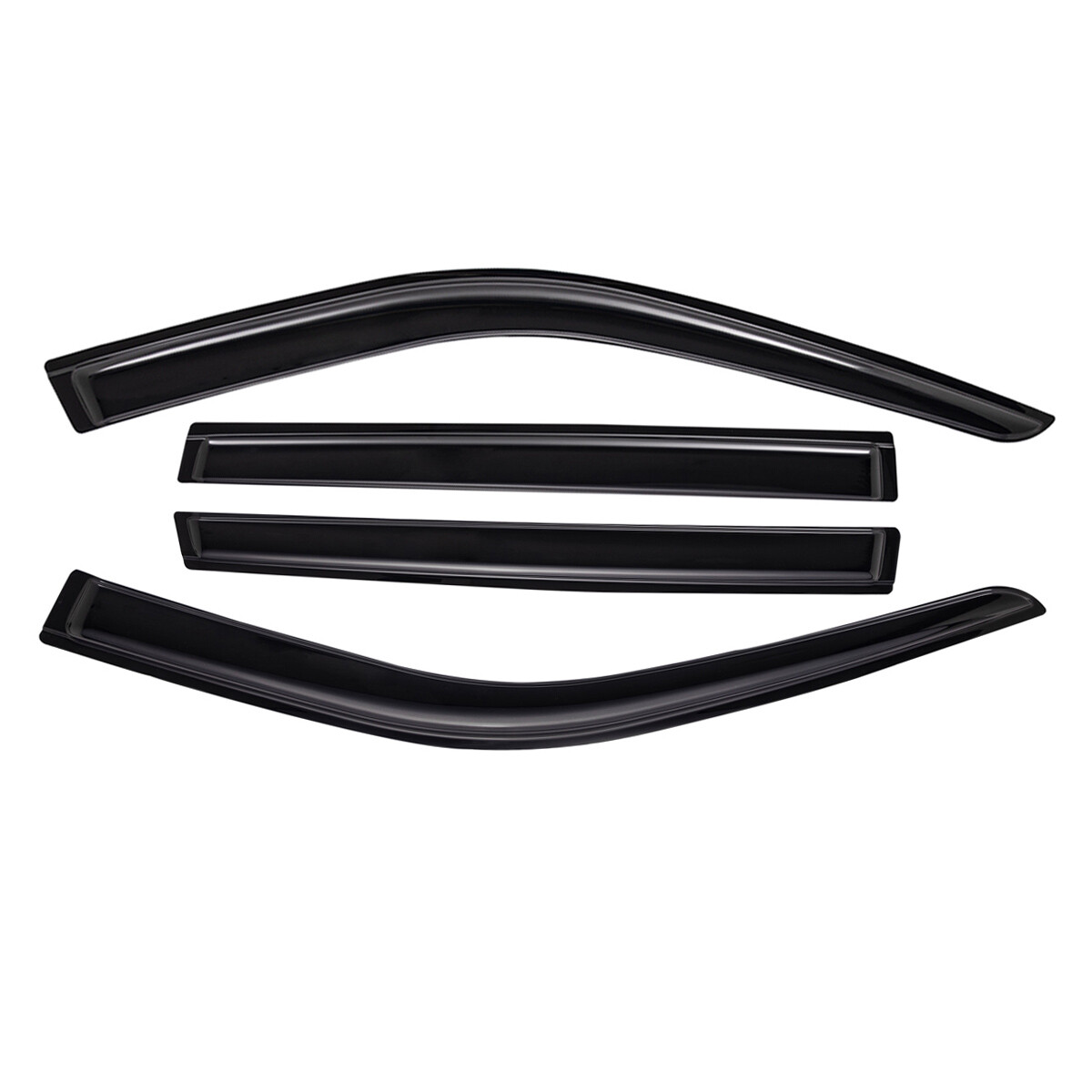 Tape-on Smoke Deflector Window Visor Rain Guard for 2023-2025 Honda CR-V