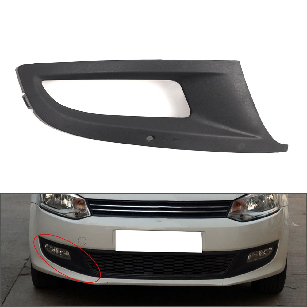 1x Front Lower Right Side Bumper Fog Light Grille Cover For VW Polo 2010-2013
