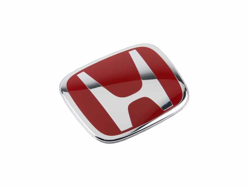 Genuine 3pcs Red Front Rear Steering Badge Emblem For Honda CRV RE 2007-2011