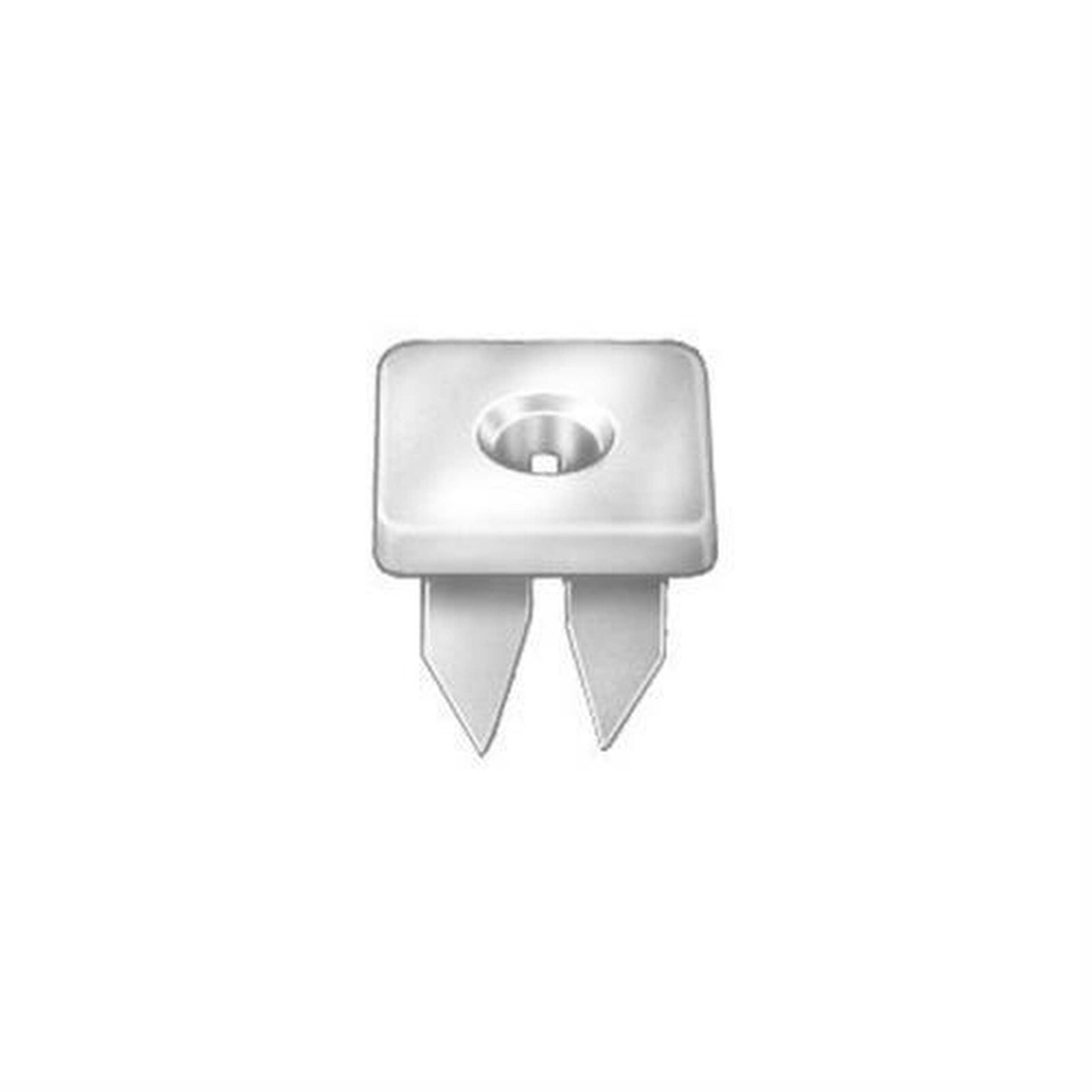 Nylon Nut for #10 Screw, 8mm x 9mm hole, for GM, Mitsubishi & Toyota (Qty:50)