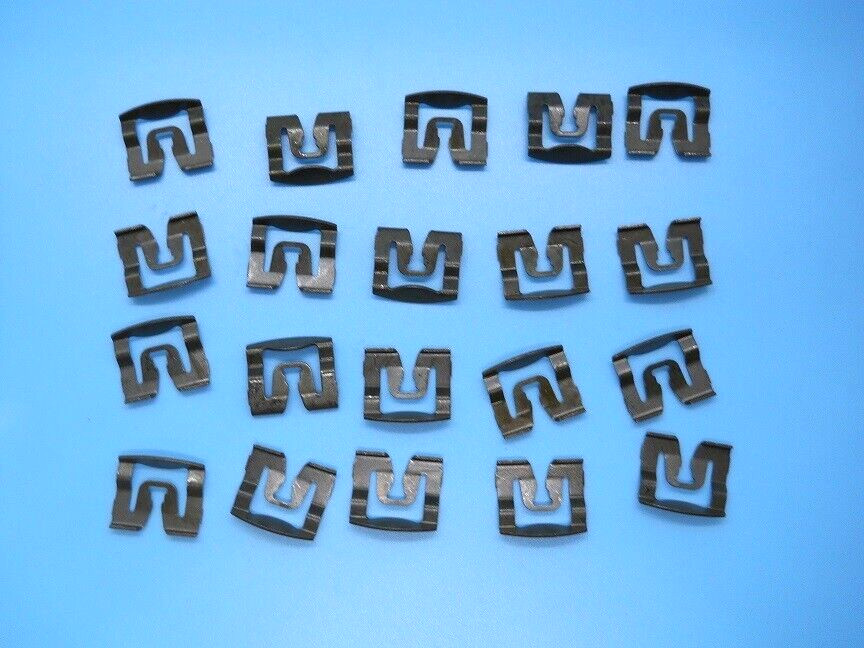 fits 80 thru 98 Ford truck upper/sides windshield moulding 20 piece clip set