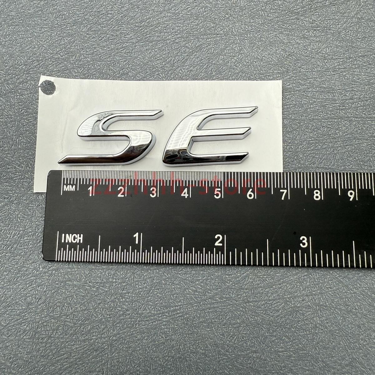 Chrome Silver For Corolla SE Car Rear Trunk Emblem Badge Sticker Replace Decal