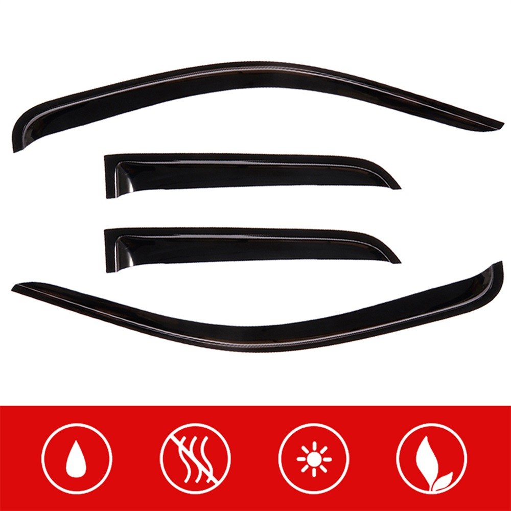 Slim Style Window Deflectors For 04-14 F150 Extended Cab Guards Window Visors