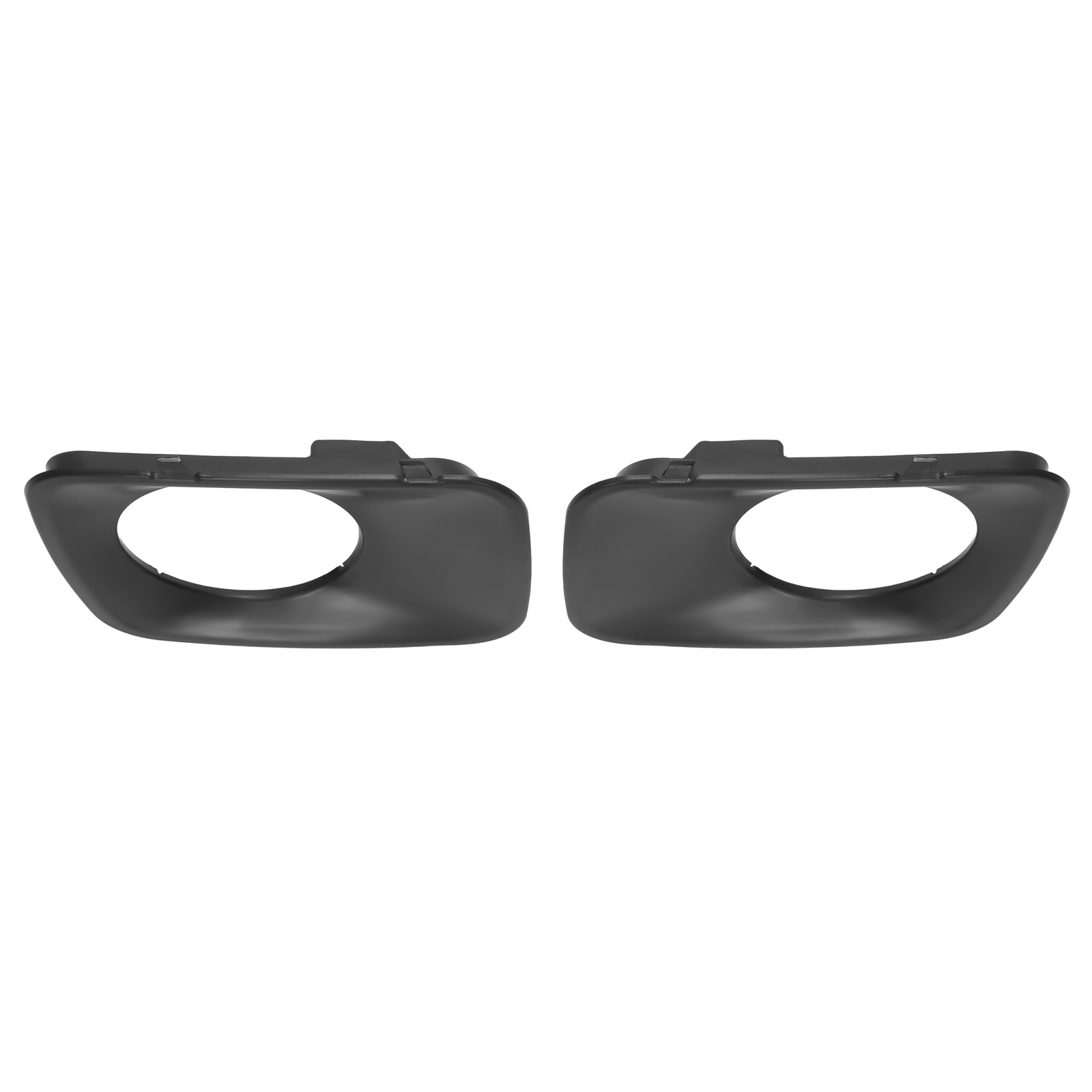 KUAFU Fog Lights Clear Lens w/Fog Light Trim Covers For Honda Pilot 2009-2011