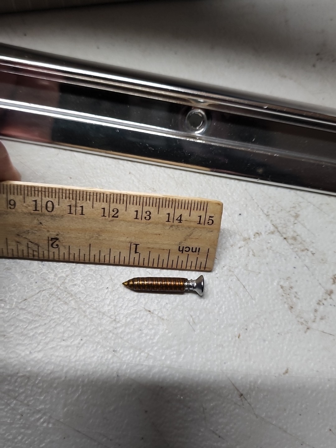 1965 Ford Fairlane NOS Aluminum Trim Moulding Fomoco C5OZ-65424A16-A Original