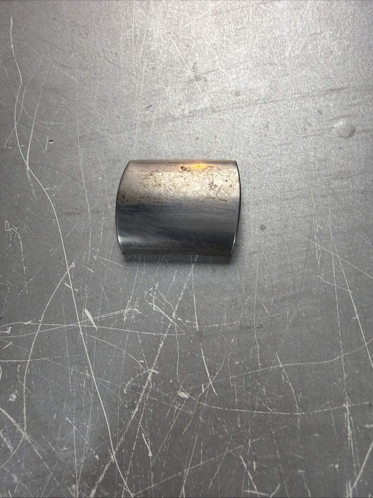 mercury custom chrome trim connector bottom windshield 1955
