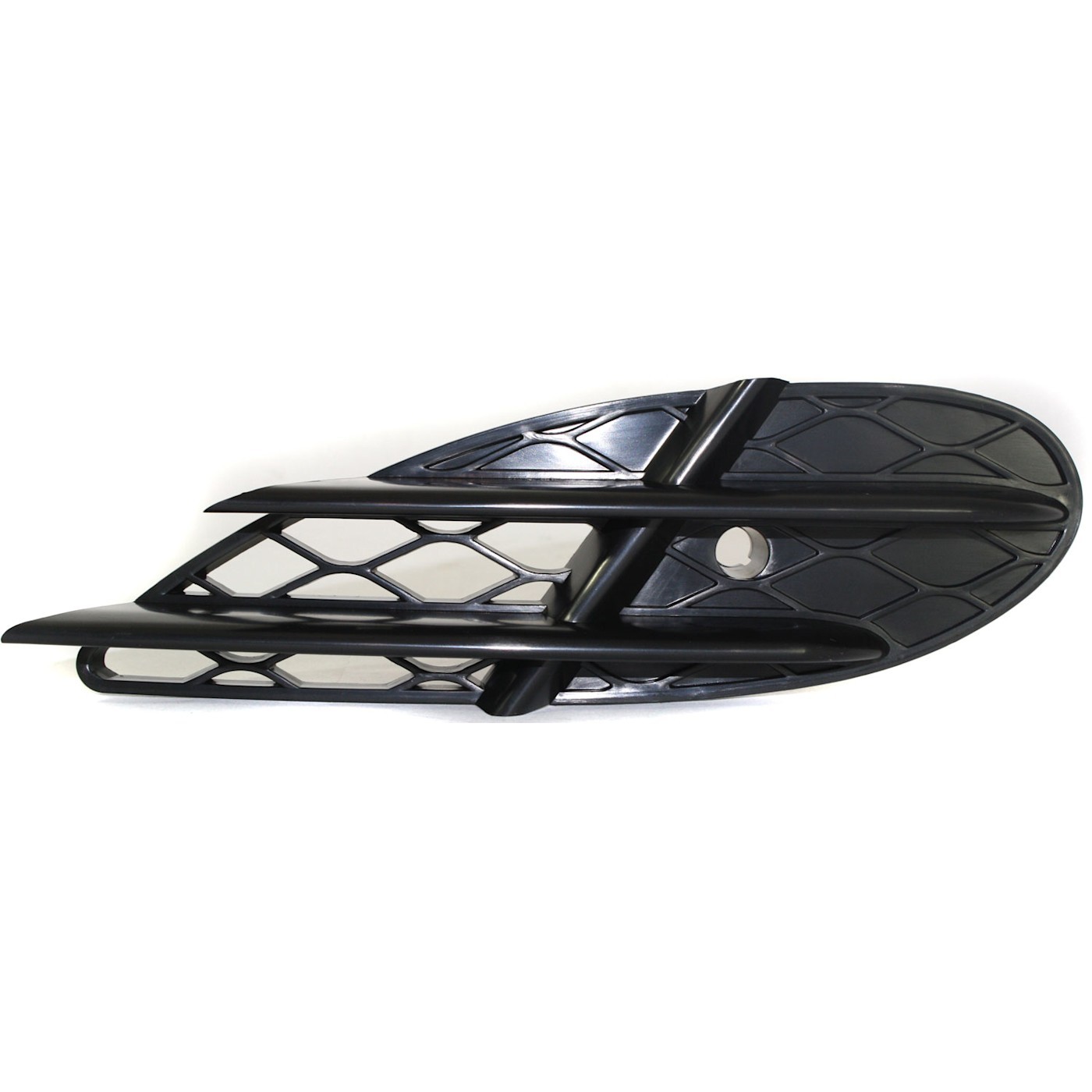 Bumper Grille Set For 2003-2006 Mercedes Benz S430 Black Front Center Outer