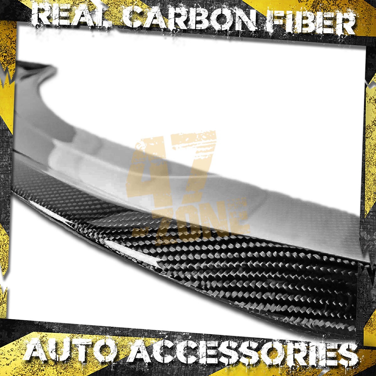 Real Carbon Fiber Rear Spoiler Wing GT350 Style For 2015-2023 Ford Mustang S550