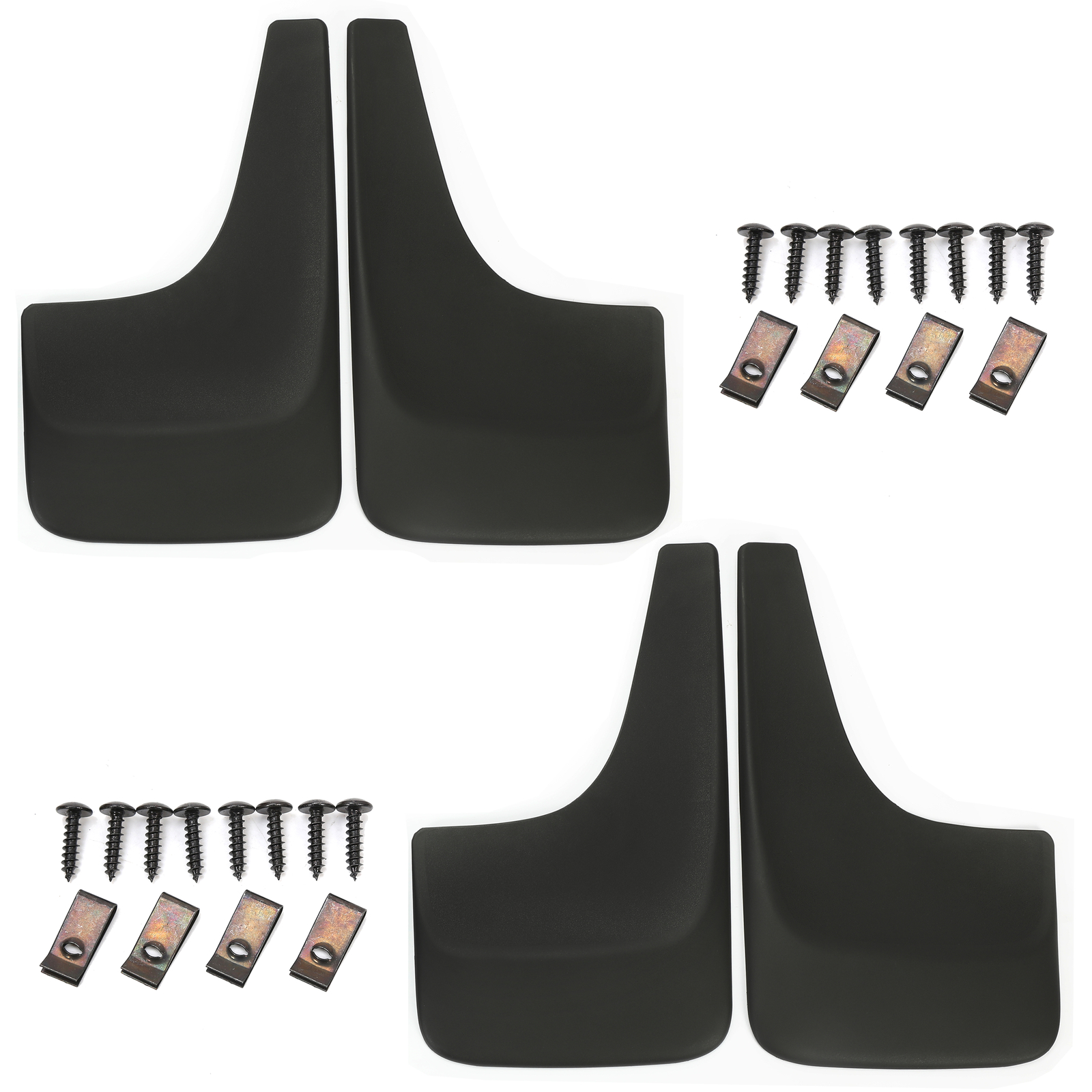 Mud Flaps Splash Guards Fit For 2001-2014 Chevy Silverado 1500 2500 3500 4PCS