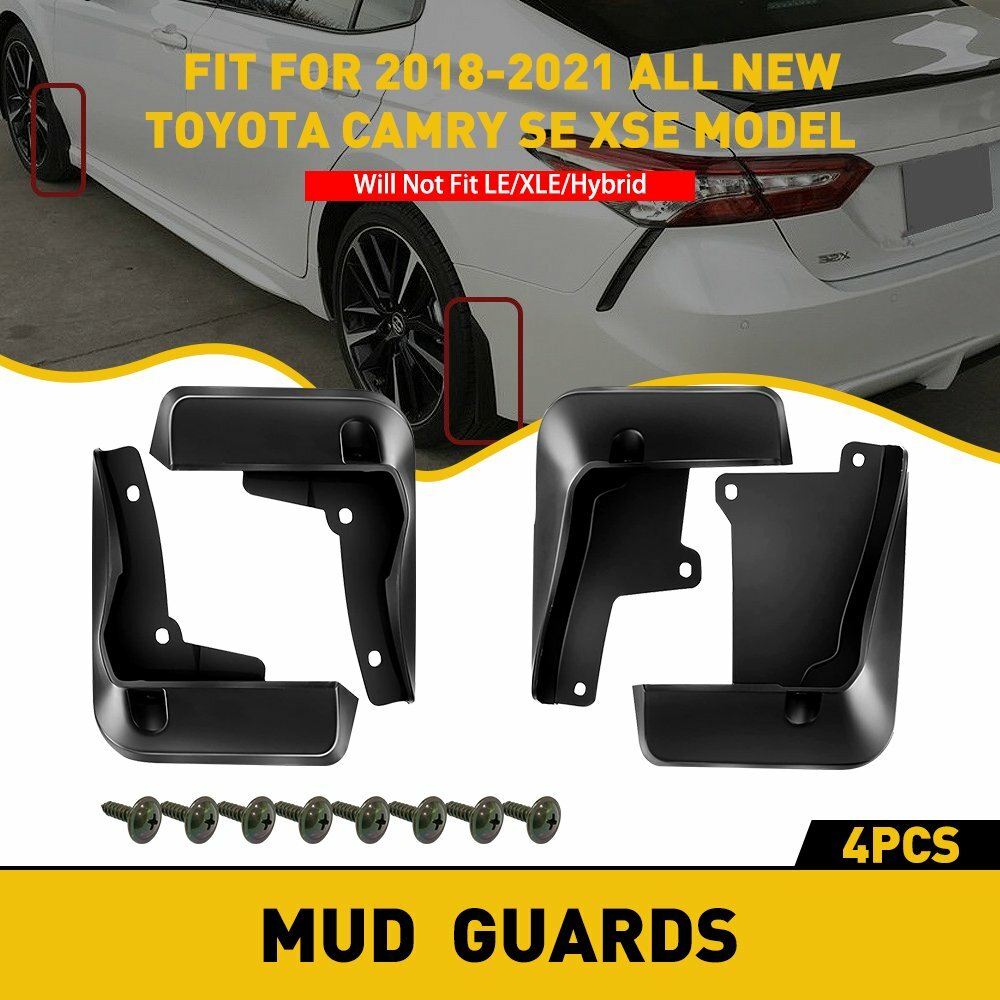 Mud Flaps Splash Guards Mudguard for 2018 2019-2022 TOYOTA CAMRY SE XSE SPORT