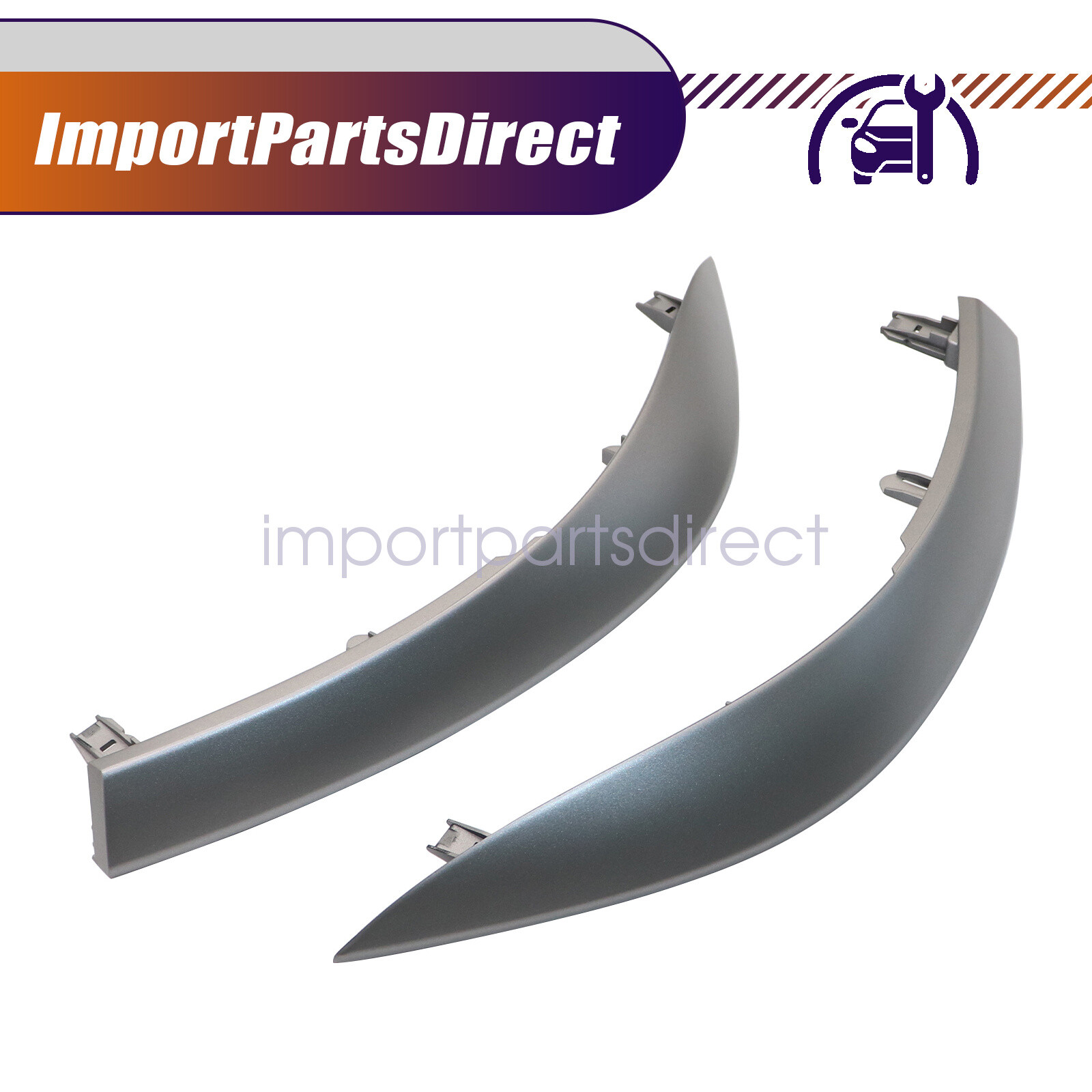 Pair Upper Side Central Dashboard Trim Strip For Toyota Corolla Altis 2009-2013