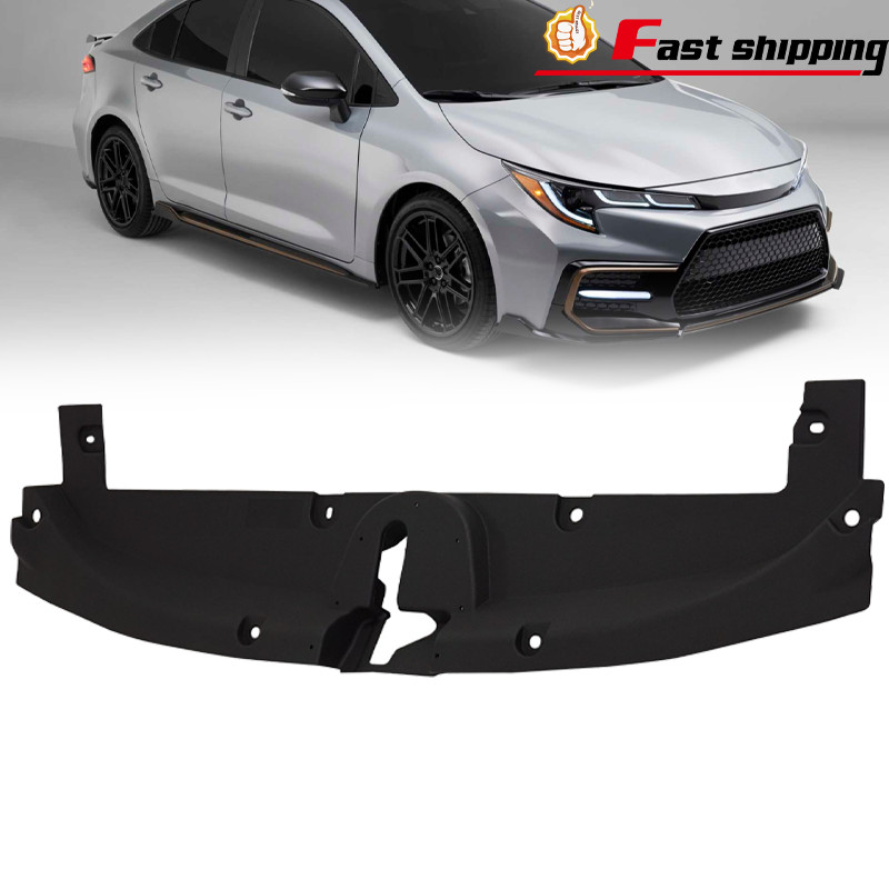 For 2019 2020 2021 2022 Toyota Corolla 4-Door Black Upper Radiator Support Cover
