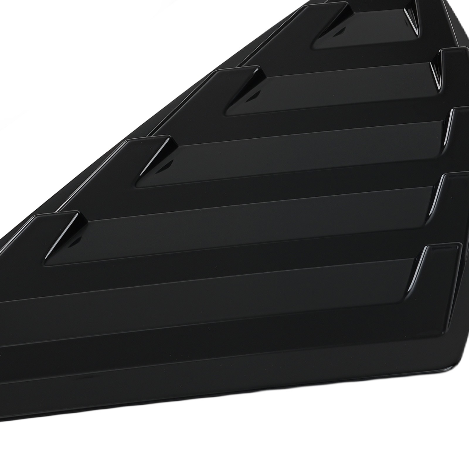Black Window Louvers ABS for Ford Fusion Mondeo 2013-2020 Gloss Painted
