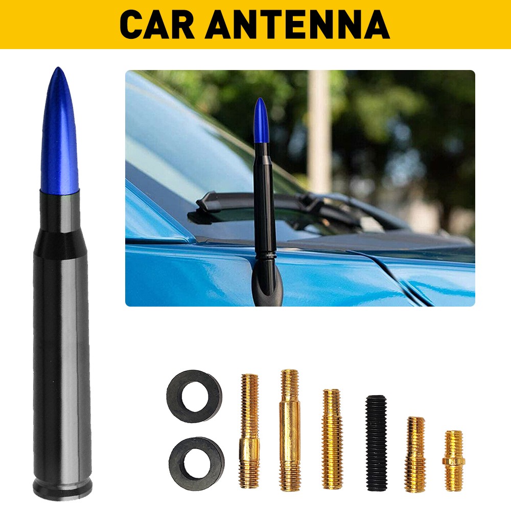 BULLET ANTENNA for DODGE RAM 1500 RAPTOR BRONCO FORD F150 TRUCK 50 CAL CALIBER