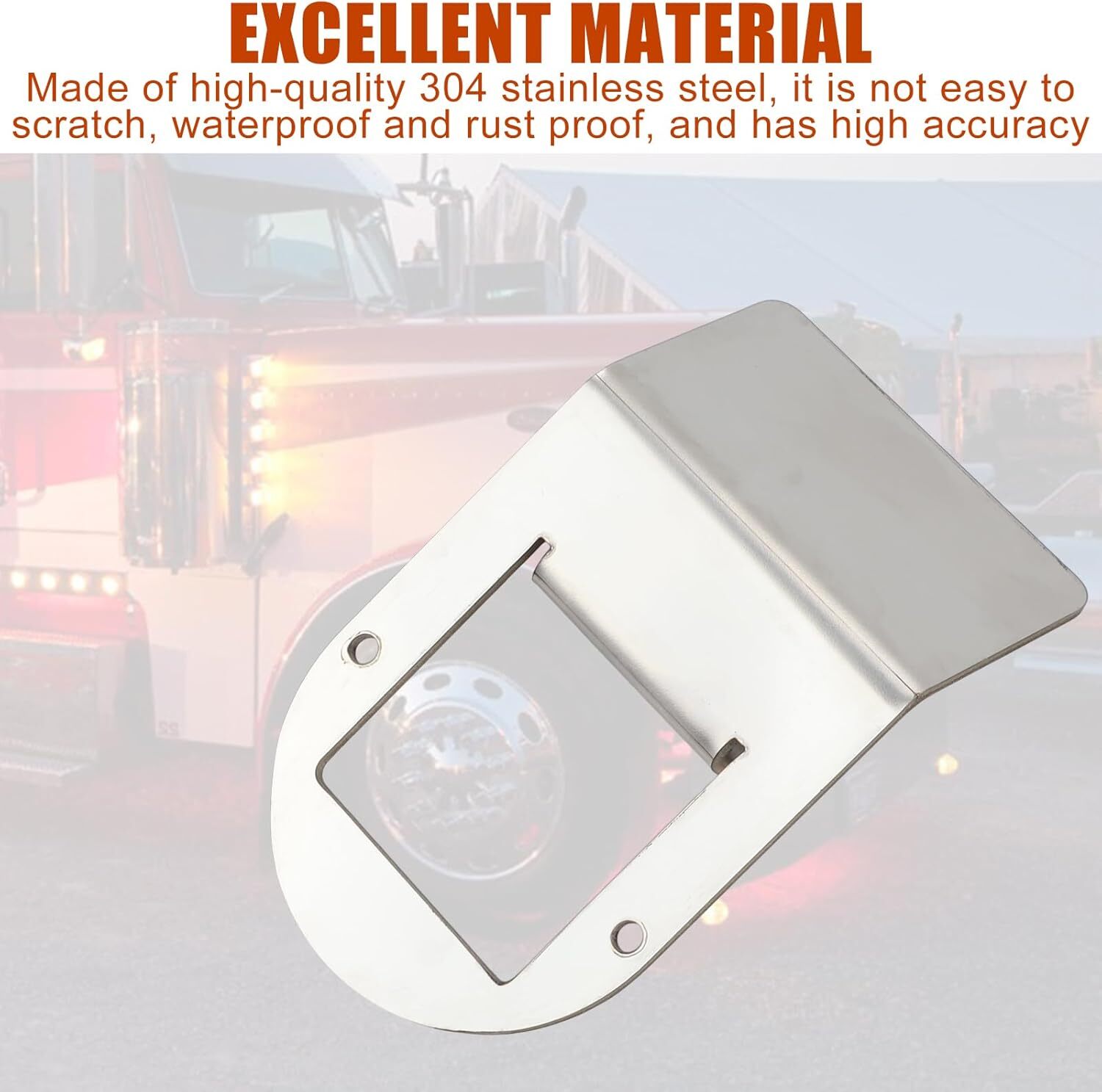 2PCS Universal Truck Watermelon Under Glow Frame Bracket Mount Stainless Steel