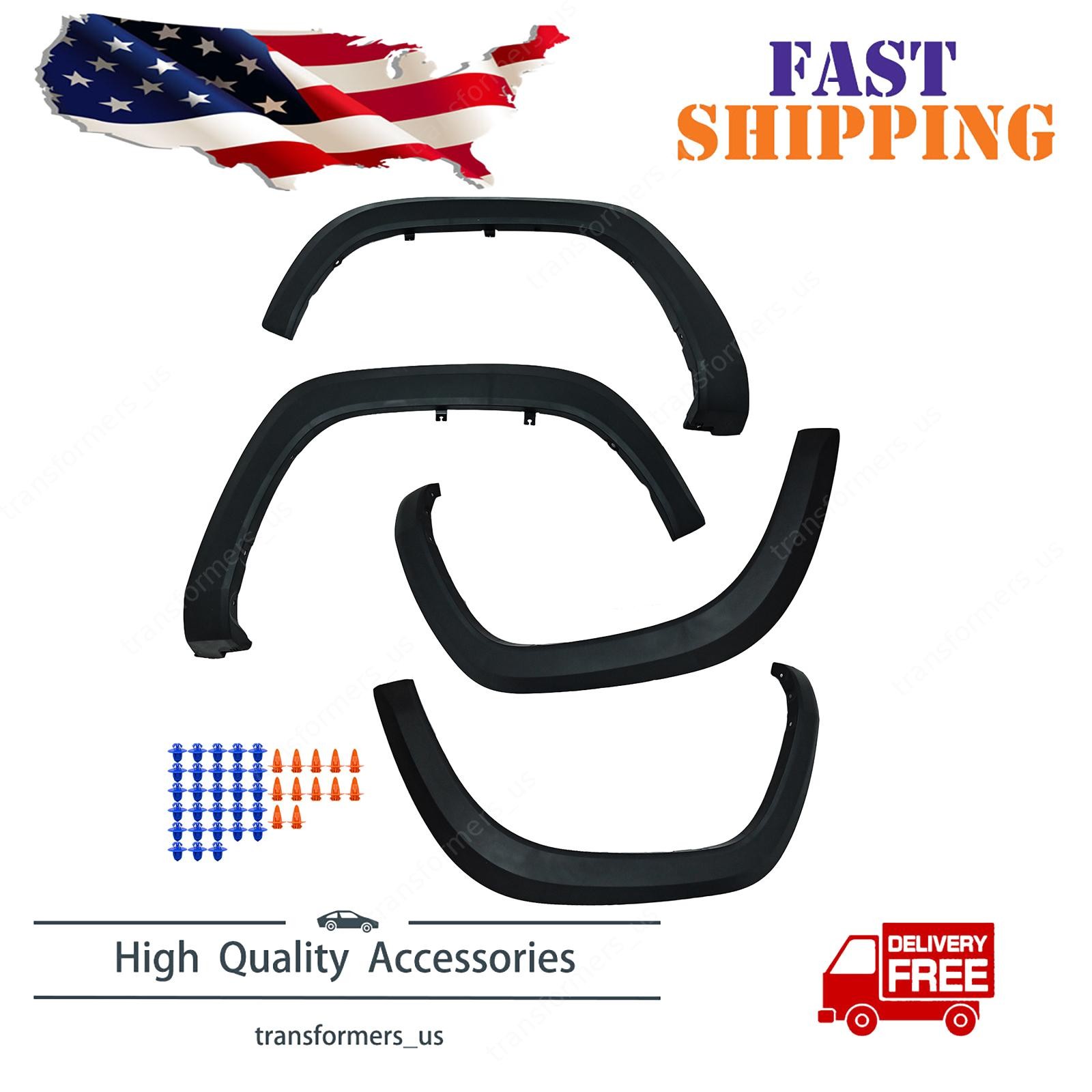 Front Rear Wheel Fender Flare Trim Fits 2016-2023 Toyota Tacoma Left Right Side