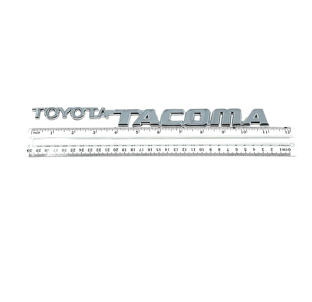 Toyota Tacoma Emblem Badge Logo Letter Front Door Symbol 95-04 Premium Adhesive