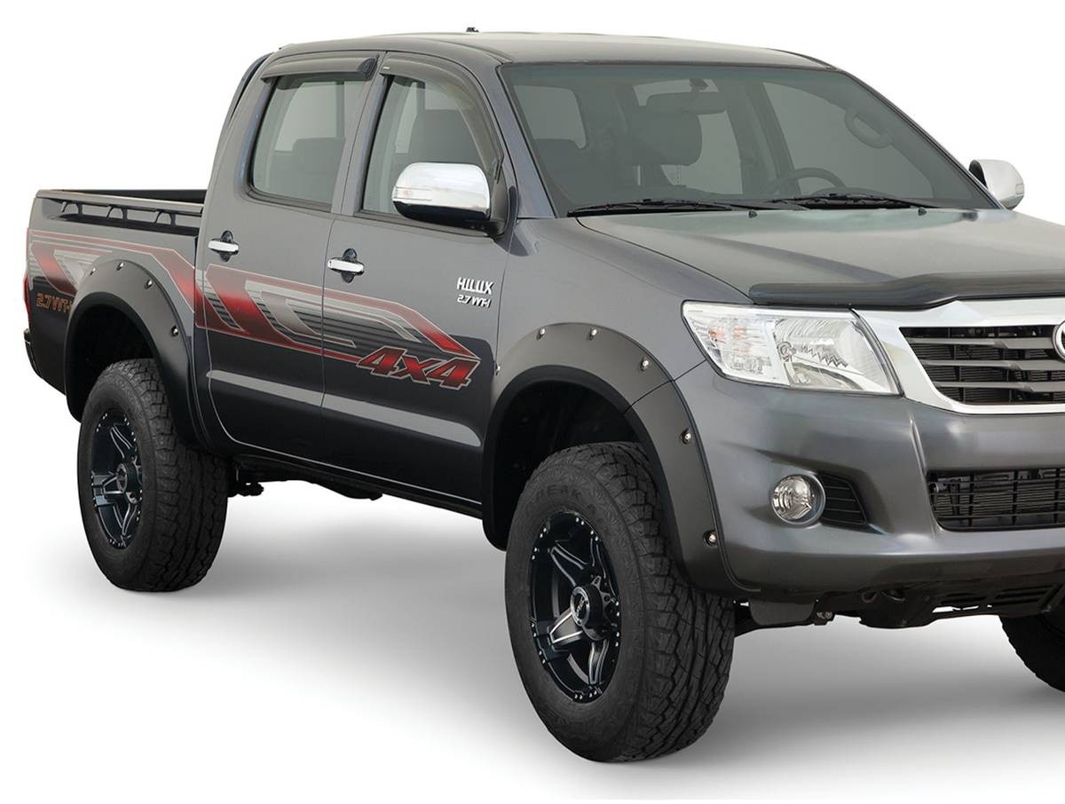 Husky Liners 2803929 Pocket Style Fender Flares Fits 2011-2013 Toyota Hilux 4pc