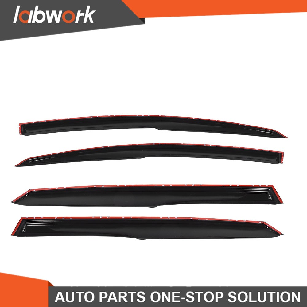 Labwork Window Vent Visor For Nissan Sentra Sedan 2013-2019 Sun Rain Deflector