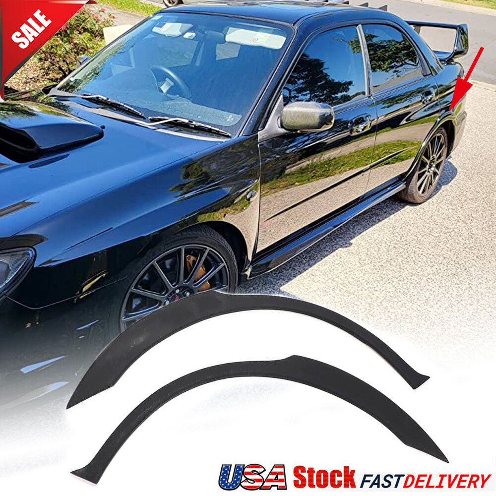 For Subaru Impreza STI WRX 2002-09 Rear Wide Wheel Arch Fender Flares Trim 2PCS