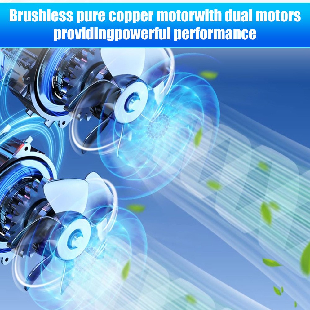 3Speed Wind Multi-Angle Rotatable Air Cooling Fan Car Rear Seat Headrest USB Fan