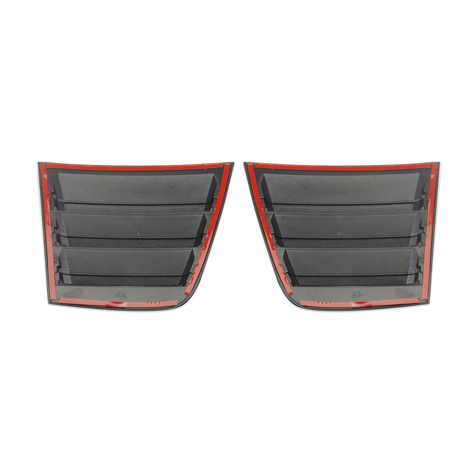 Side Window Louvers Air Vent Scoop Shades Cover Blinds Trim For Dodge Charger