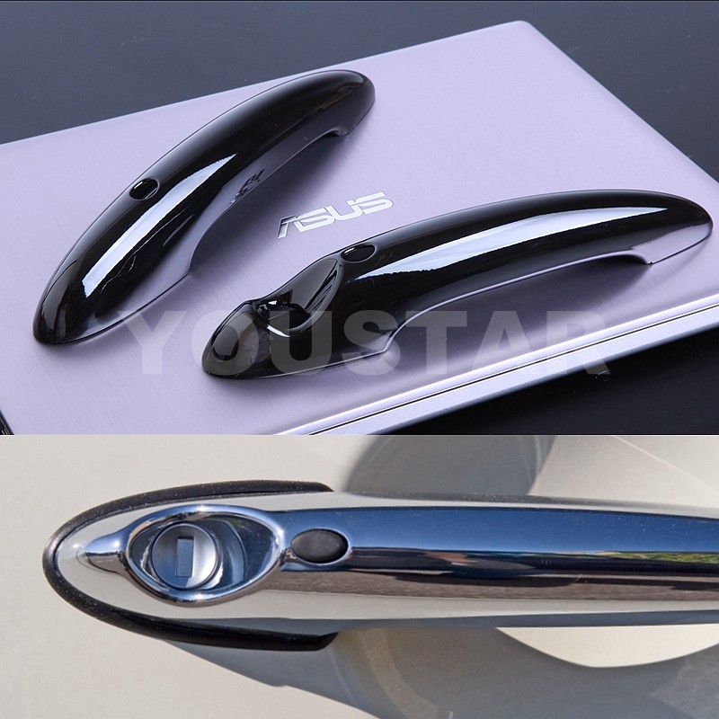US STOCK X2 GLOSS BLACK Door Handle Cover for Comfort MINI Cooper JCW R56 R57