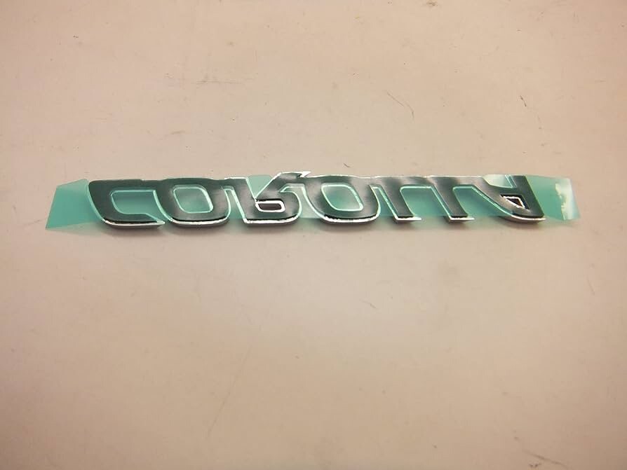 OEM EMBLEM BADGE REAR BACK LETTERS for TOYOTA COROLLA 2004 2005 2006 2007 2008