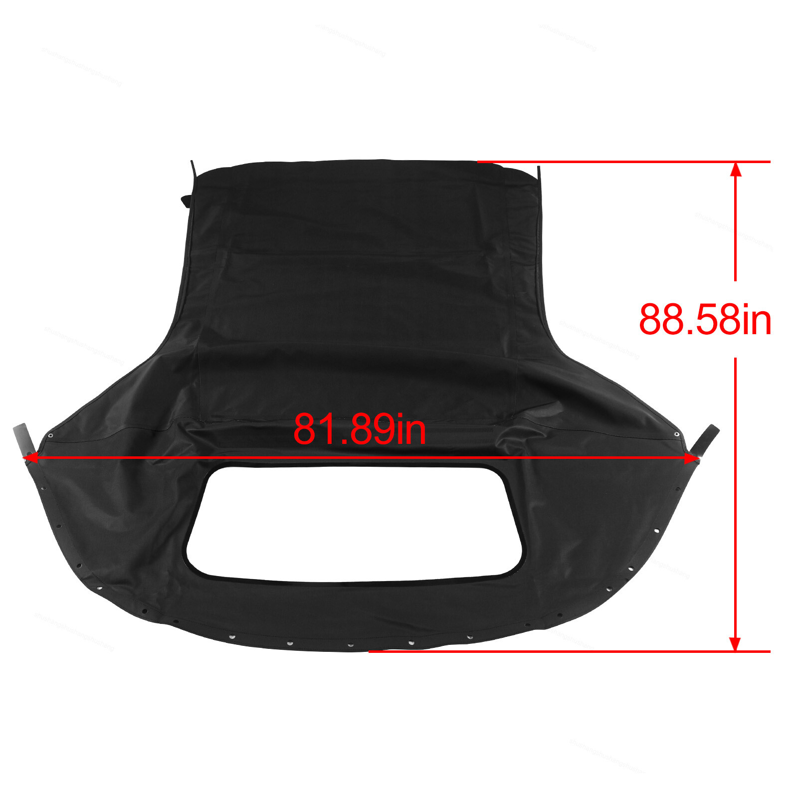 Plastic Window Sailcloth Convertible Fit For 1996-2006 Chrysler Sebring