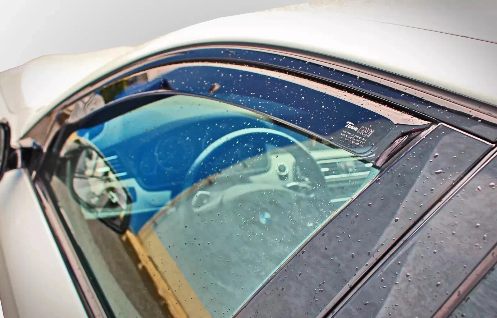Wind Deflector For Hyundai i20 II 5-Door 2014-2020 Dark Set