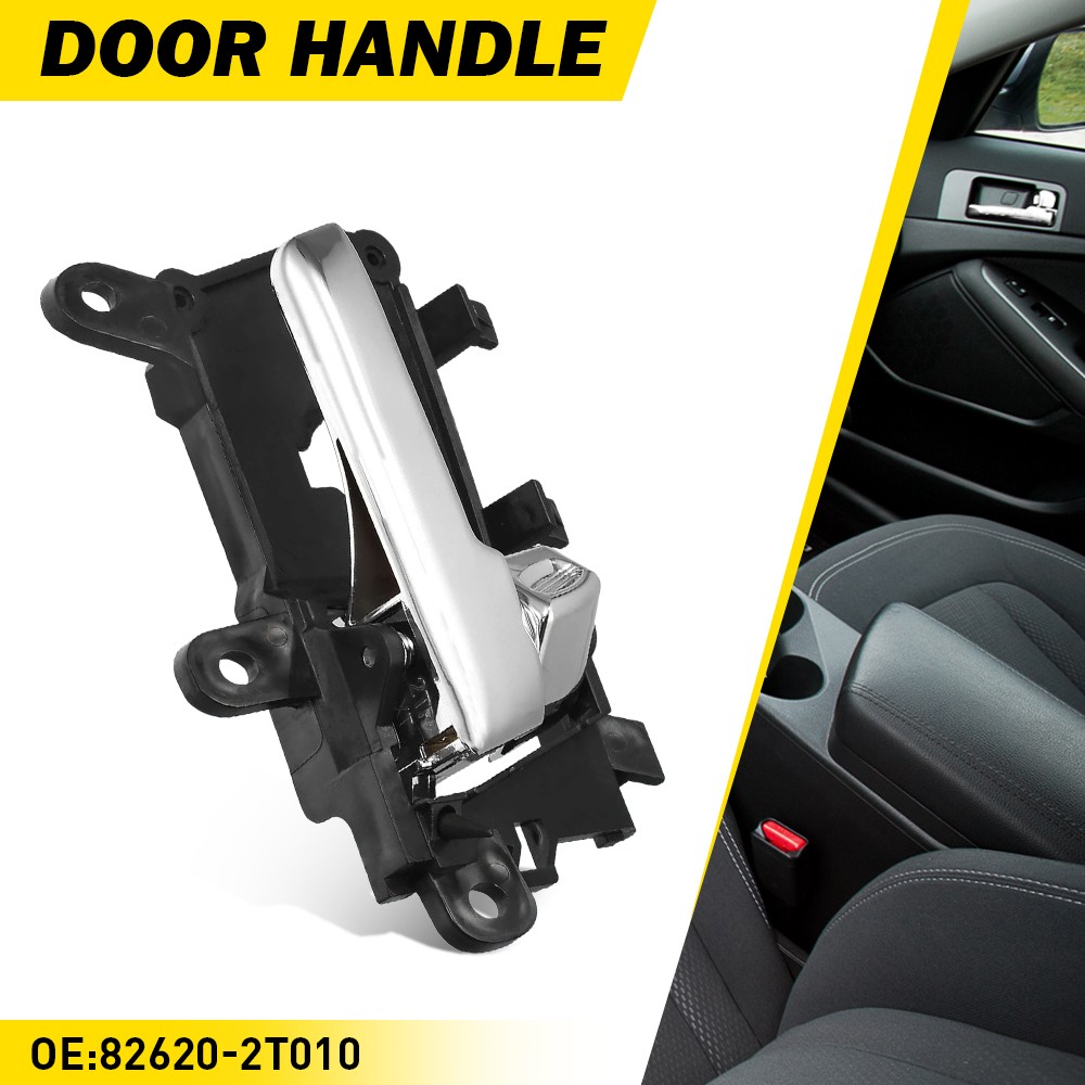 Front Right Interior Inner Door Handle Fits Kia Optima 2011-2013 Black+Chrome