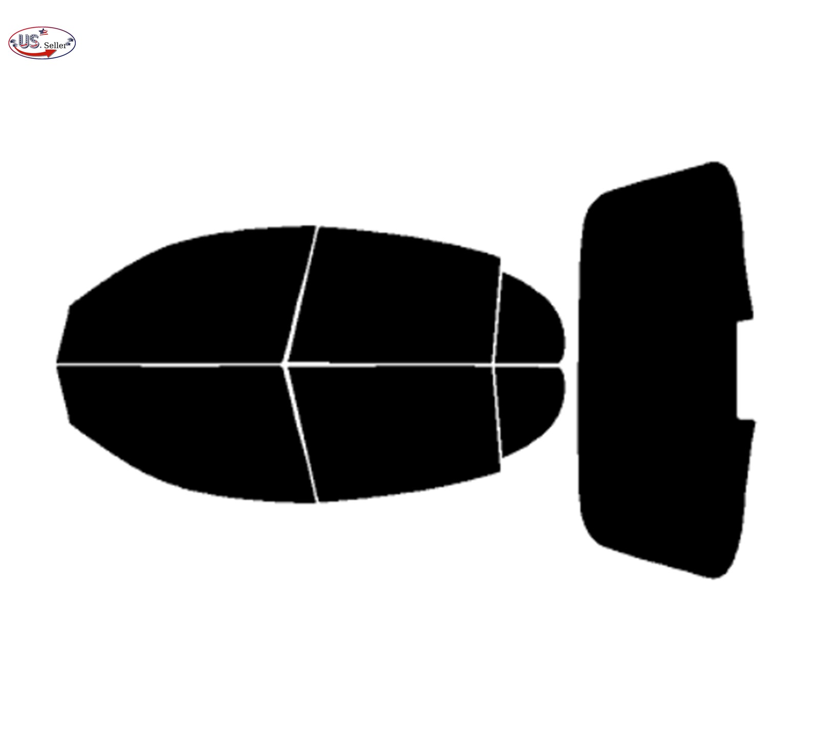 Window Privacy Film PreCut Window Tint 2Ply For 2000-2005 Buick Lesabre Sedan