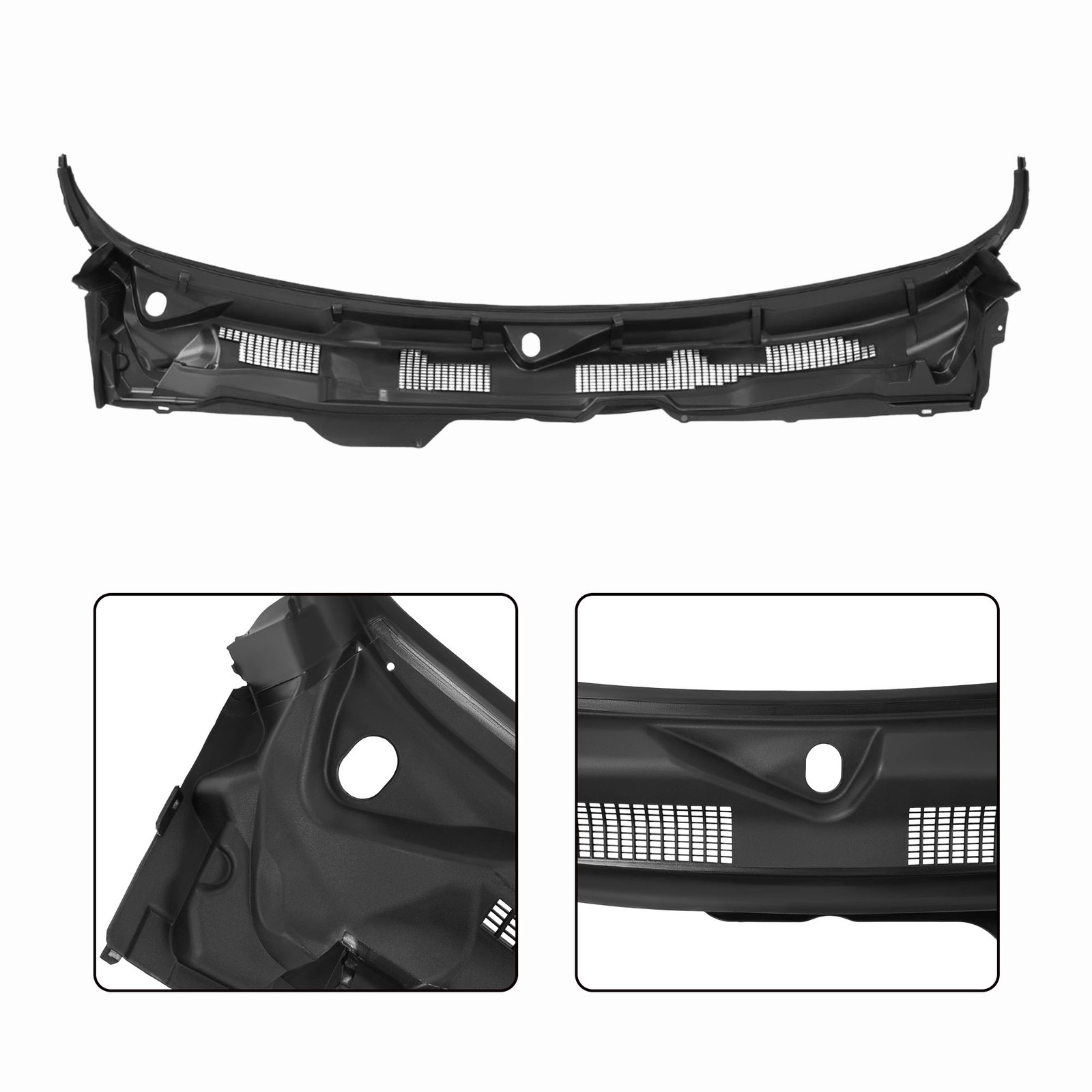 New Windshield Cowl Grille Front Upper For 2009-2024 Dodge Ram 1500 2500 3500