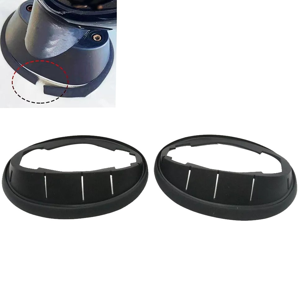 2x Front Side Mirror Base Gasket Rubber Seal Pad For MINI Cooper Clubman R55 R56