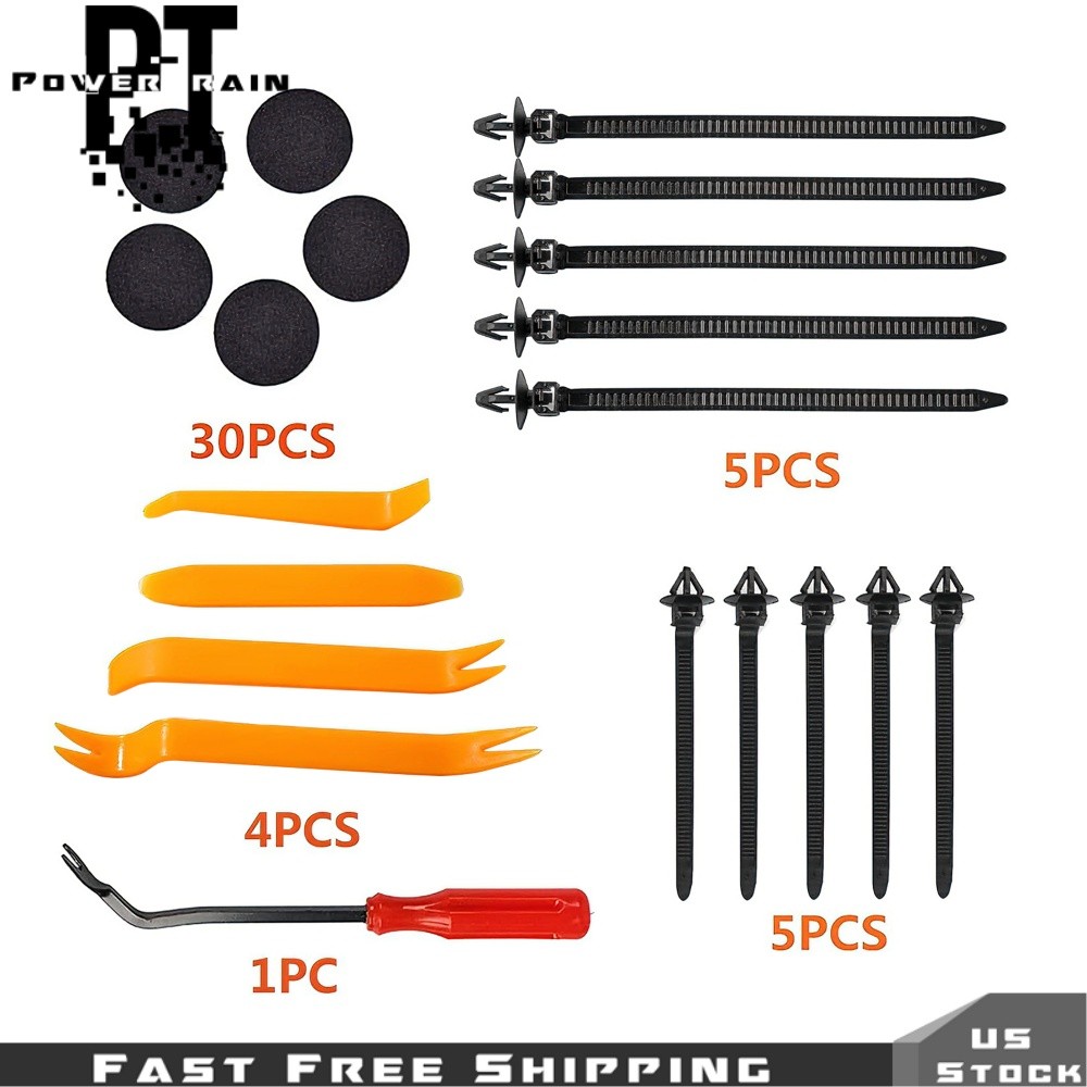 Auto Fastener Set Push Pins 955×Car Body Clip Bumper Plastic Multicolor Clip