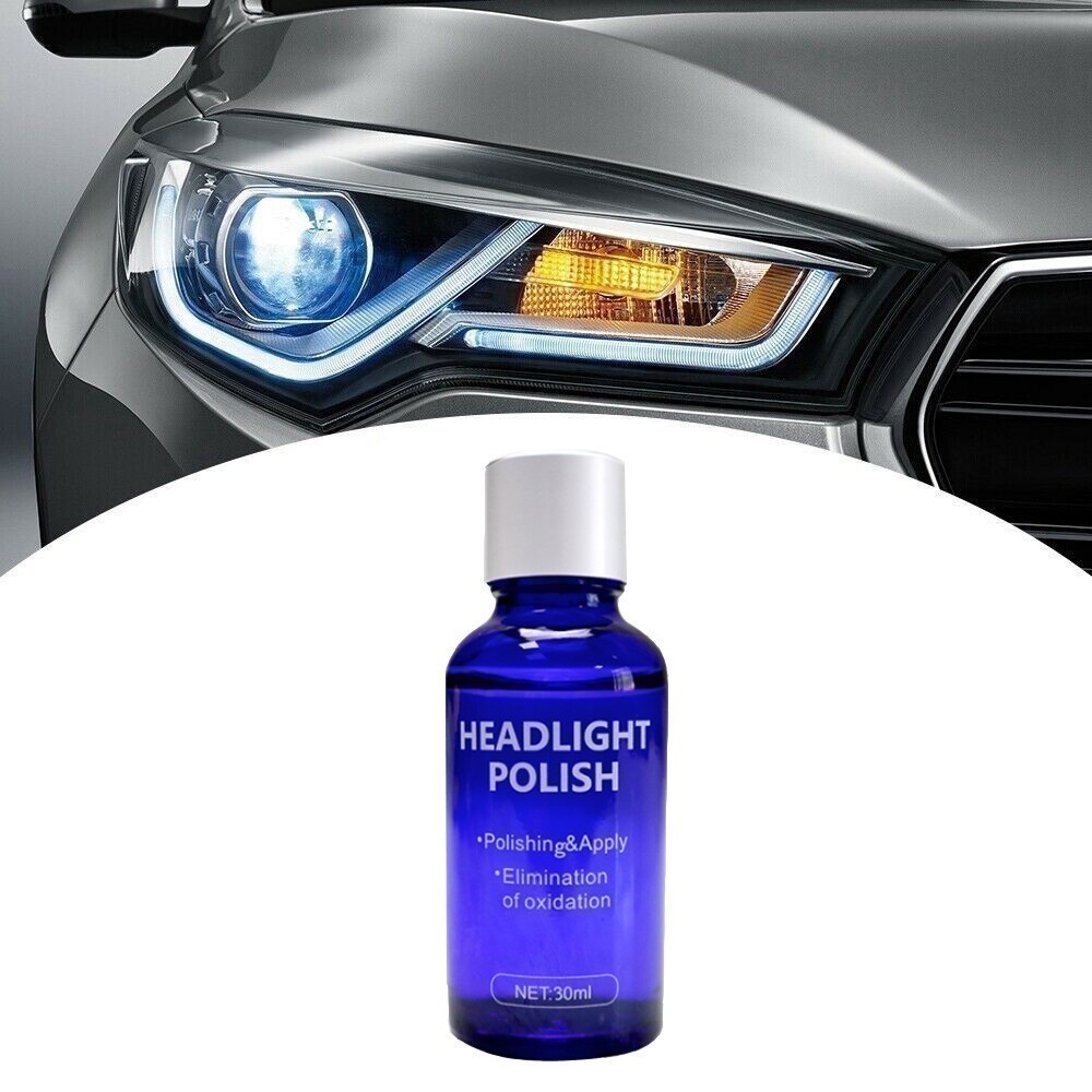 2X 9H Headlight Cover Len Restorer Cleaner Repair Liquid Polish Car Accessories