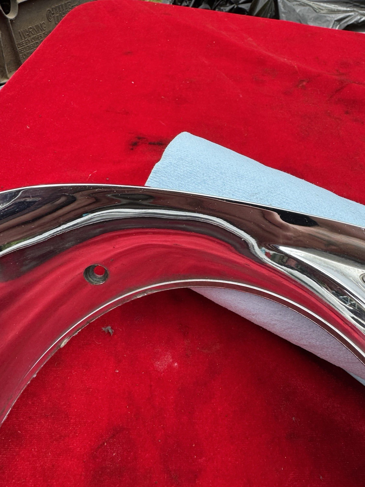 1967 FORD GALAXY 500 ORIGINAL LEFT HEADLIGHT BEZEL FoMoCo C7AB-13064 67 Vintage