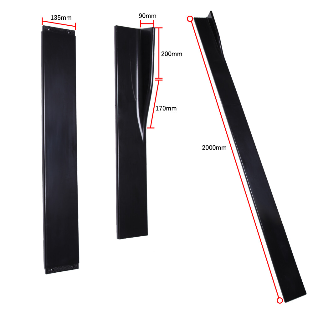 Car Front Bumper Lip Splitter Strut Rods Side Skirts Body Kits for NISSAN Maxima