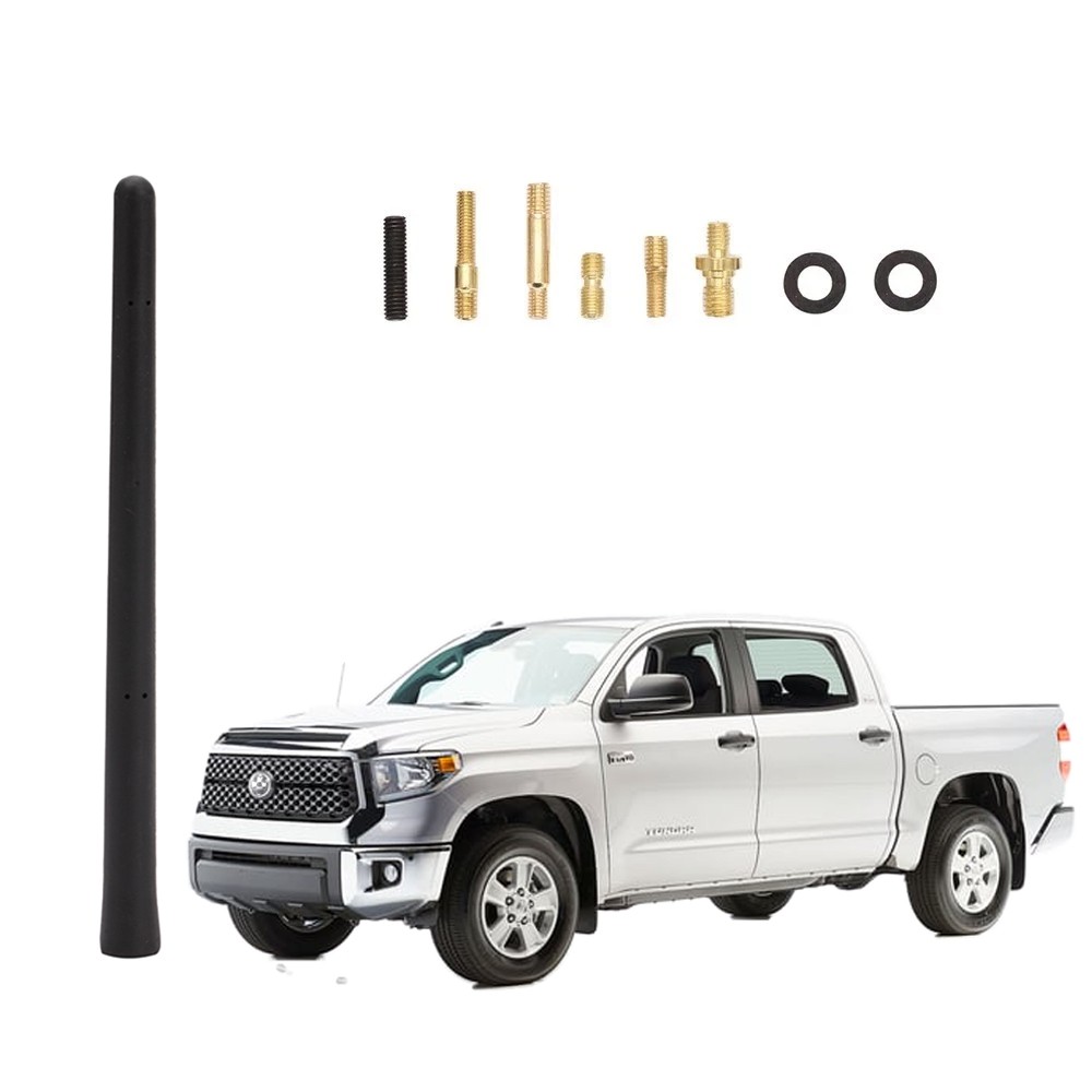 7″ Short Spiral Antenna Mast Radio AM/FM Replacement For TOYOTA TUNDRA 2000-2020