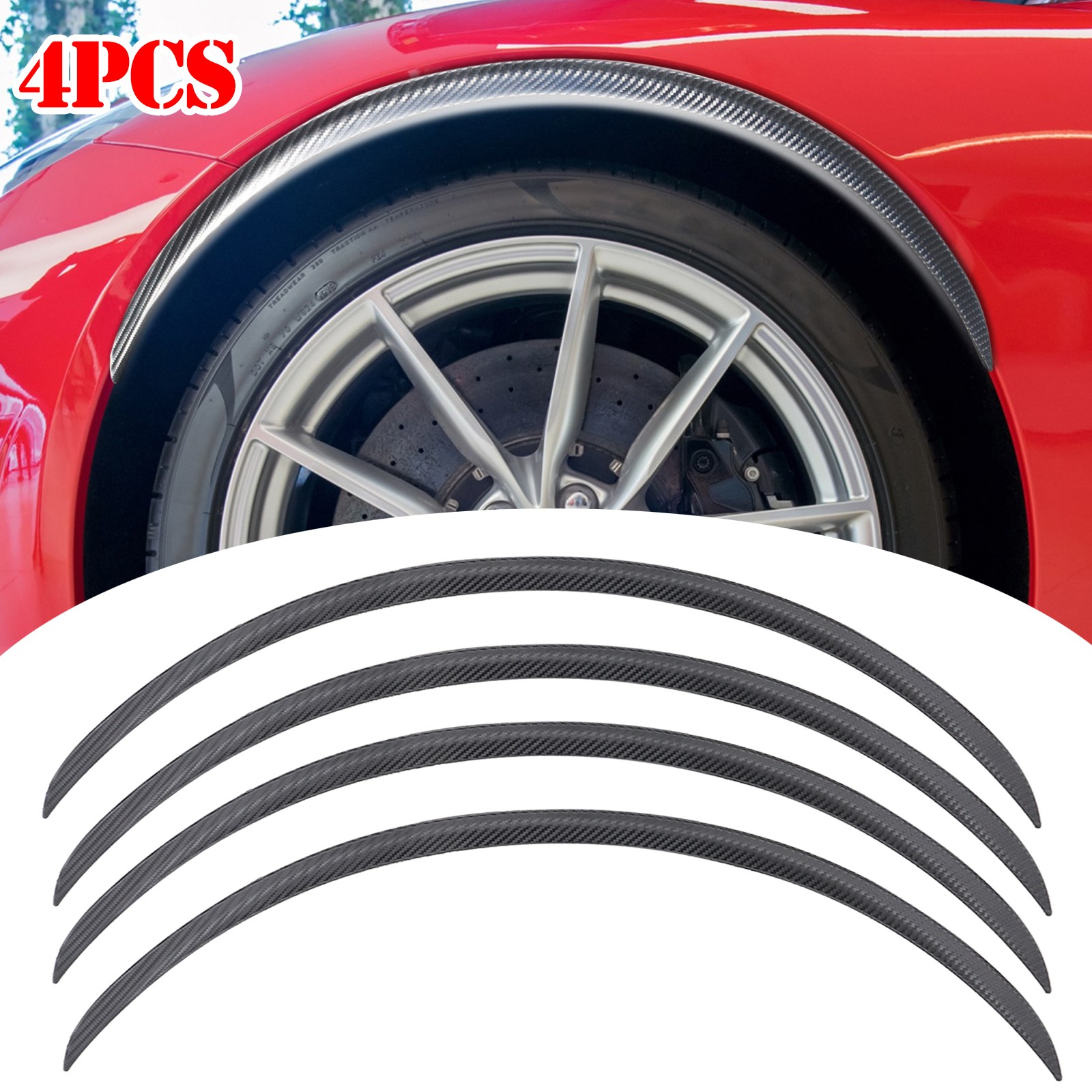 Factory Style Fender Flares.Car Wheel Arch Flares Extension Wide Protector 29″