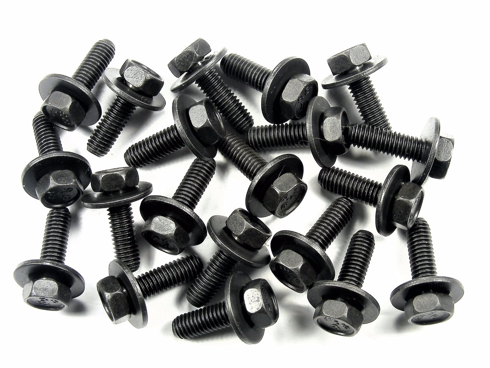 Toyota Body Bolts- M6-1.0 x 20mm Long- 10mm Hex- 17mm Washer- 20 bolts- #171