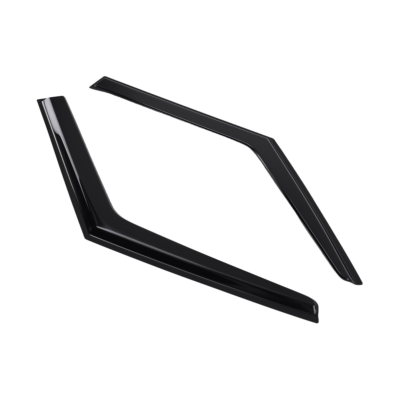 4Piece Window Rain Guards Wind Visors for Kia Soul 2014-2019 Black Set