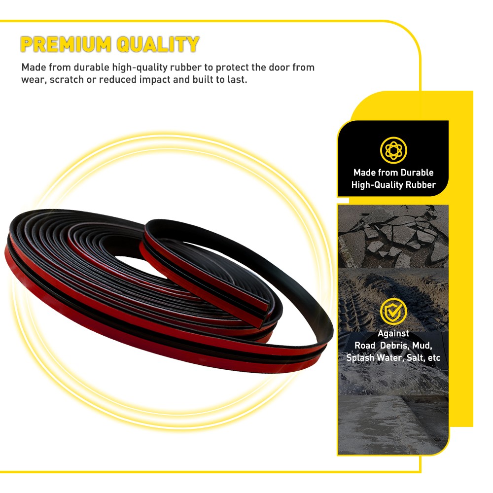 Roof Windshield Rubber Seal Strip Trim Edge Molding Protector Guard 14MMx5M