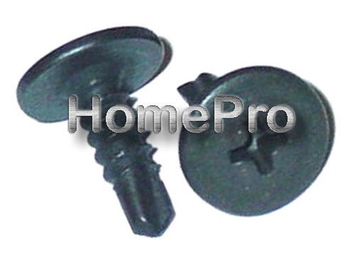 32 SCREWS EXTRA LONG BLACK OXIDE WHEEL WELL TRIM MLDG TEKS DRILL POINT