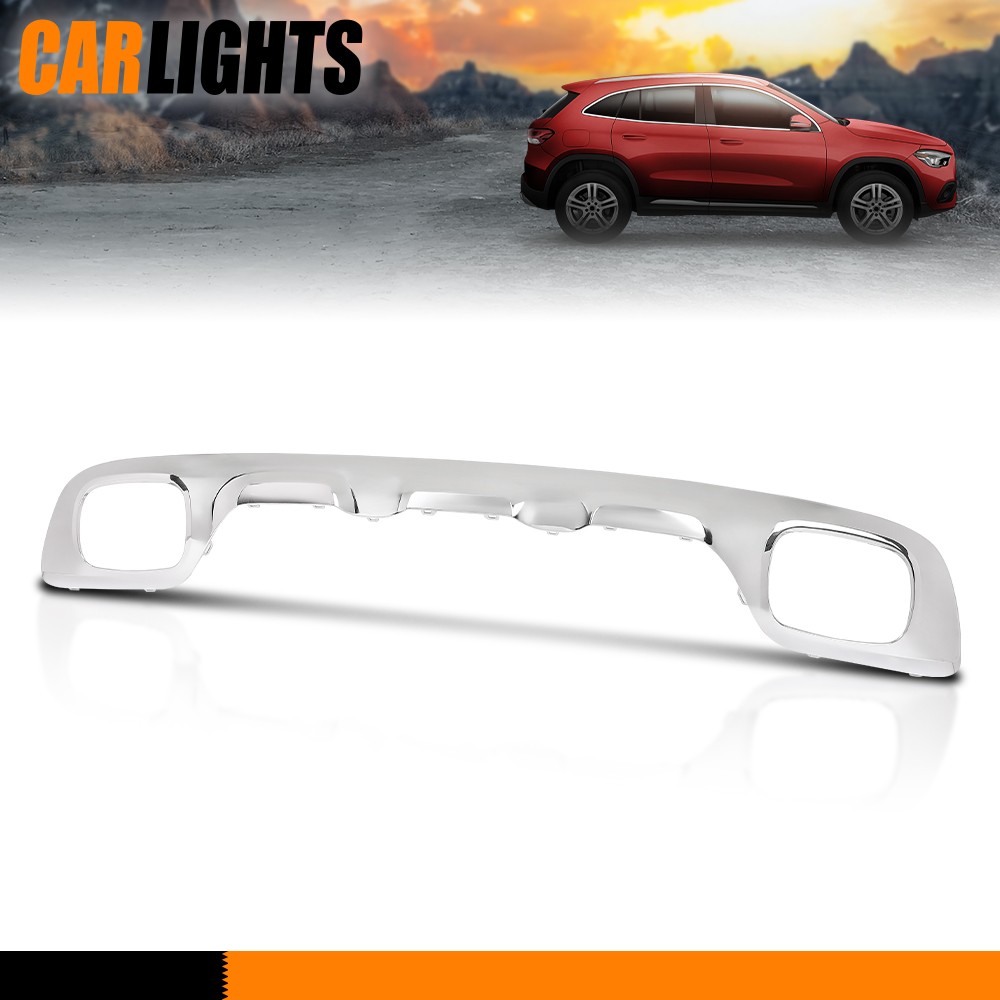 Fit For 2018-2020 Mercedes Benz GLA250 Rear Bumper Valance Panel Silver