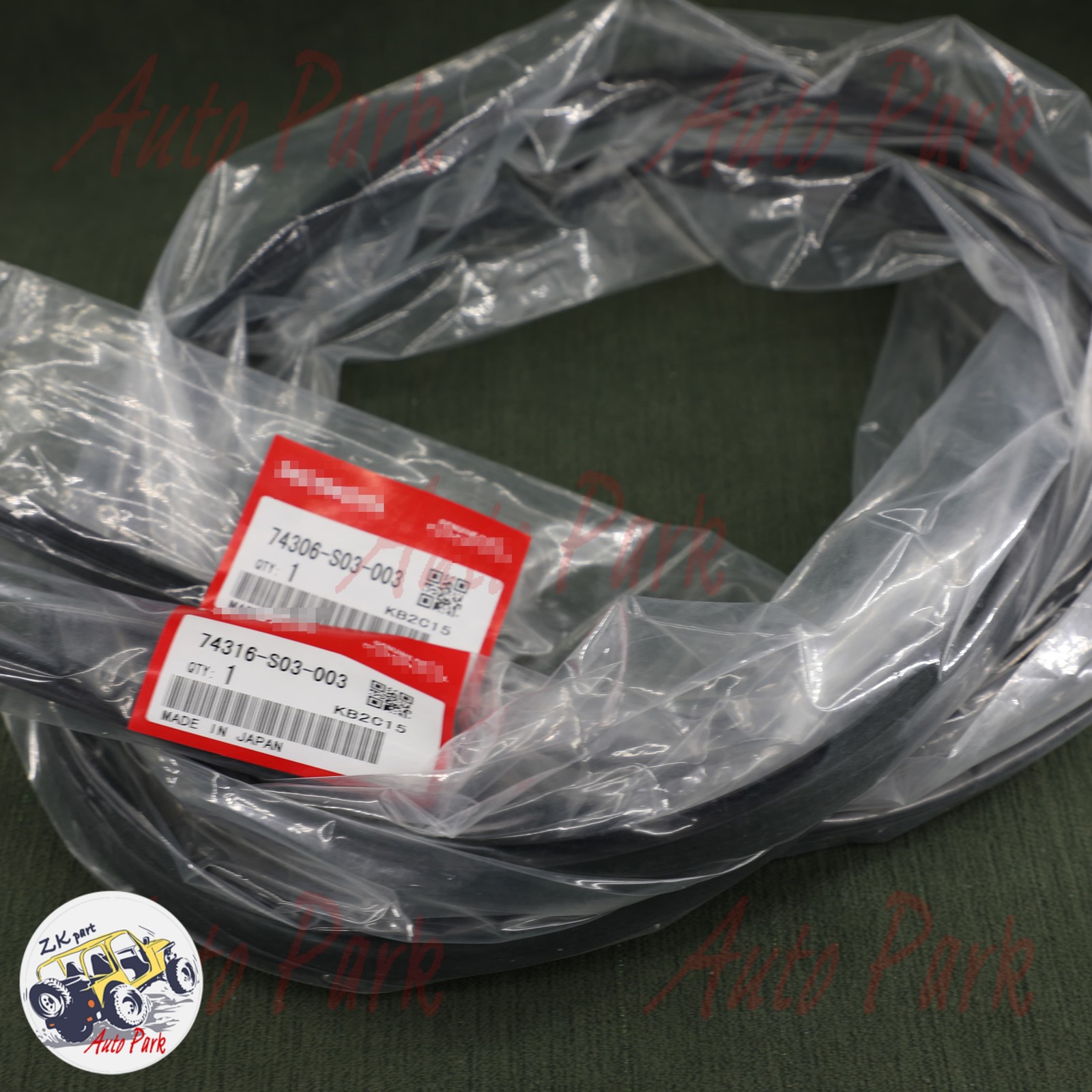 OEM Left & Right Roof Drip Molding Weatherstrip Kit For 1996-2000 Honda Civic US