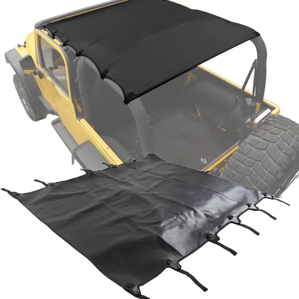 Bikini Top Roof Cover UV Protection Waterproof For Jeep Wrangler TJ 1997-06