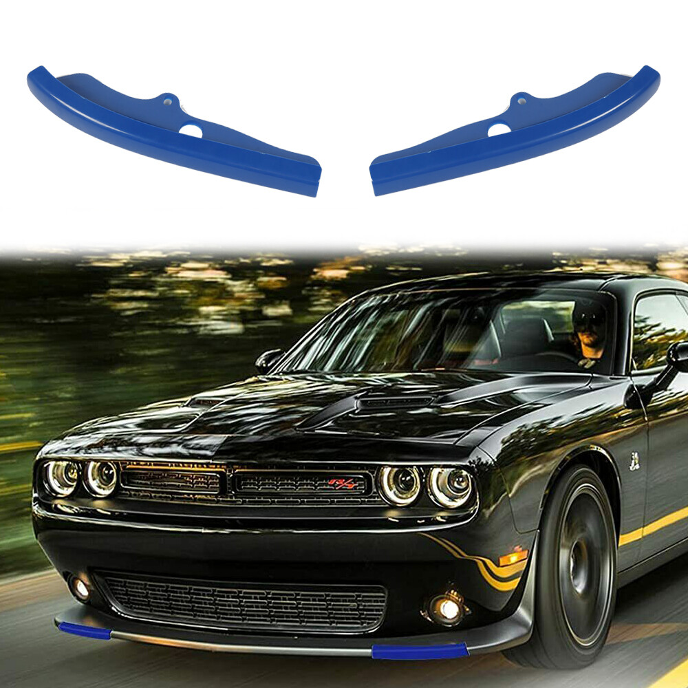 for Dodge Challenger 2015+ Front Bumper Lip Splitter Protector Cover Trim Decor