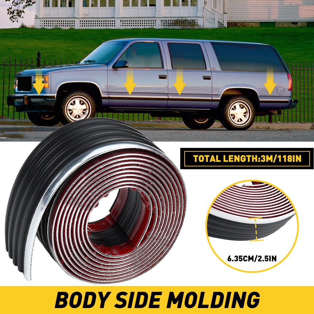 3M Body Side Molding Roll Exterior Anti-scratch Protector Belt Fit Chevy GMC